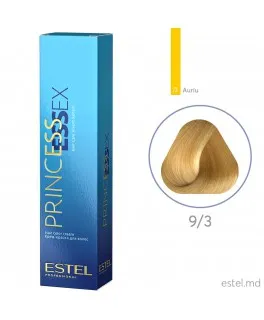 Vopsea cremă permanentă pentru păr PRINCESS ESSEX, 9/3 Blond auriu, 60 ml