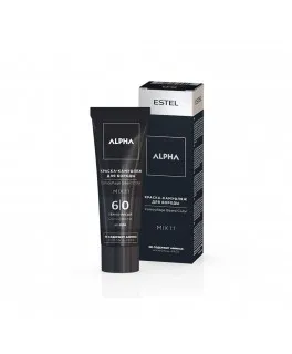 Vopsea-camuflage pentru barbă ESTEL ALPHA HOMME 6/0 Castaniu închis, 40 ml