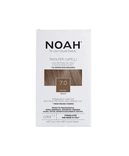 Vopsea naturala fara amoniac pentru par Blond 7.0 Noah, 140 ml