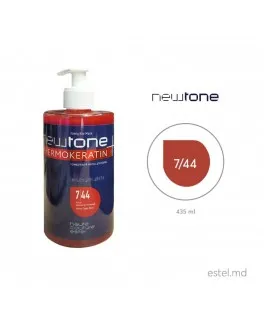 Mască nuanţatoare NewTone, 7/44 Castaniu aramiu intens, 435 ml