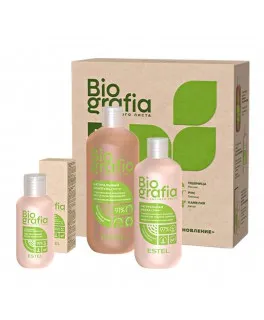 Set Regenerare Naturala ESTEL BIOGRAFIA (Șampon 400 ml, Masca 300 ml, Crema-elexir 100 ml)
