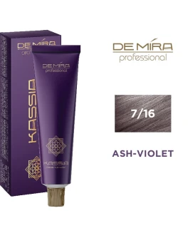 Vopsea pentru par ACME DeMira Kassia, 7/16 - Castaniu gri-violet, 90 ml