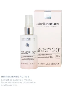 Crema hidratanta Multi Active Age Delay 20+ Abril et Nature, 50 ml