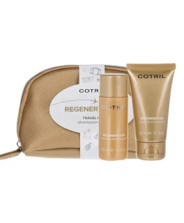Set mini pentru calatorii pentru restaurarea parului deteriorat COTRIL Regeneration (Sampon 50ml, Masca 50ml)