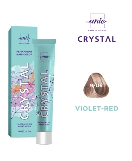 Vopsea crema pentru par Crystal Unic Professional, Blond Violet 9/06, 100 ml