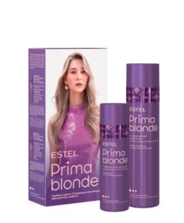 Набор ESTEL PRIMA BLONDE 'Мне фиолетово' для холодных оттенков блонд (Шампунь 250 мл, Бальзам 200 мл)