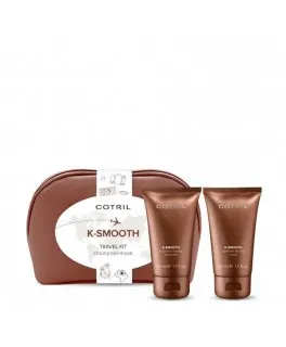 Set mini pentru calatorii ingrijirea parului COTRIL K-SMOOTH (sampon 50 ml + masca 50 ml)