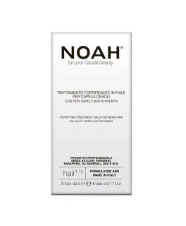 Fiole tratament fortificant ser anticadere pentru par slabit 1.15 Noah, 8 fiole x 5 ml