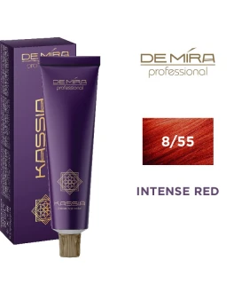 Vopsea pentru par ACME DeMira Kassia, 8/55 - Castaniu deschis rosu intens, 90 ml