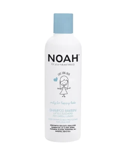 Sampon cu lapte si zahar pentru par lung Kids Noah, 250 ml