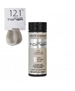 Тонирующая маска для волос с гиалуроновой кислотой Nature Toner Abril et Nature 12.1 Специальный блонд серый, 100 мл