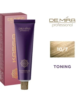 Vopsea pentru par ACME DeMira Kassia Ammonia Free, 10/7 - Blond maro, 90 ml