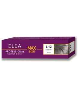 Vopsea-cremă permanentă pentru păr ELEA Professional Colour & Care MAX SIZE, 6.12 - Blond mat, 100 ml
