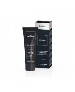 Vopsea-camuflage pentru barbă ESTEL ALPHA HOMME 7/0 Castaniu, 40 ml