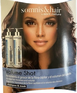 Set miniproduse pentru par fin fara volum Volume Somnis and Hair (Sampon 30 ml, Masca 30 ml)