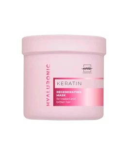 Masca regeneranta cu cheratina pentru par deteriorat Keratin Hyaluronic Unic Professional, 500 ml