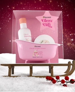 Set cadou Cloud Cream Dream Nacomi (Gel de dus, 300 ml,  Ulei de corp, 100 ml)
