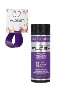 Pigment cu actiune directa cu Plex si acid hialuronic pentru par Nature Flash Abril et Nature 02 Lila, 100 ml