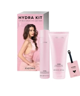 Set ingrijire pentru par uscat Cotril Hydra (Sampon 300 ml, Masca 200 ml, Eticheta bagaj)