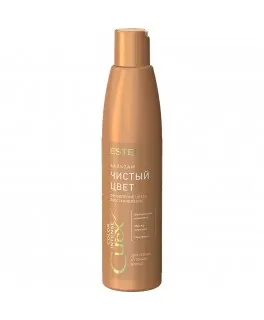Balsam pentru păr cu nuante caldă de blond, ESTEL Curex Color Intense, 250 ml