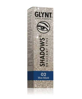 Vopsea pentru gene si sprance Briliant Eyes Glynt, 02 Negru-albastru, 15 ml