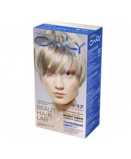 Vopsea-îngrijire pentru păr permanentă Only, 9/17 Blond maro-cenușiu, 100 ml