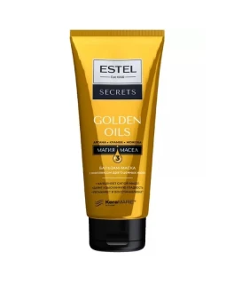 Balsam-masca cu complex de uleiuri pentru par uscat Estel Secrets Golden Oils, 200 ml