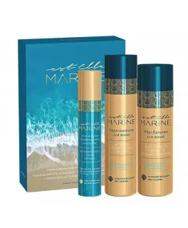 Kit EST ELLE MARINE Companioni ai aromei (Șampon 250ml, Balsam 200ml, Aroma-voal pentru par 100ml)