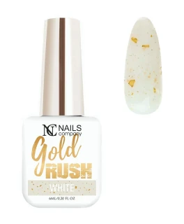 Oja semipermanenta Gold Rush White Nails Company, 6 ml