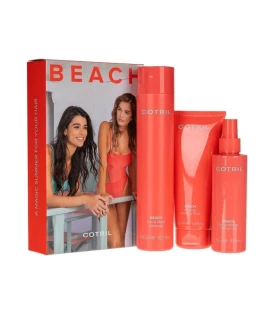 Set Milk Routine Beach Cotril (Sampon pentru par si corp 300 ml, Masca pentru par 200 ml, Laptesor pentru par 150 ml)