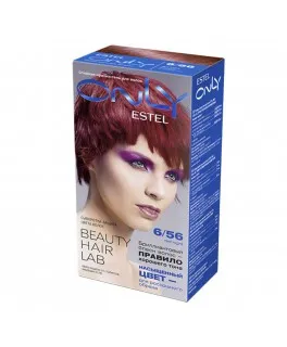 Vopsea-îngrijire pentru păr permanentă Only, 6/56 Blond închis roșu-purpuriu, 100 ml