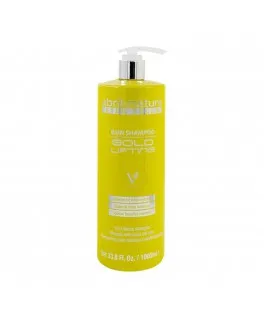 Sampon cu celule stem pentru par cret sau ondulat Abril et Nature Gold Lifting, 1000 ml