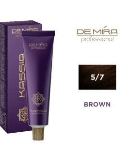 Vopsea pentru par ACME DeMira Kassia, 5/7 - Saten deschis maro, 90 ml