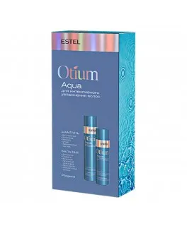 Set pentru hidratare intensa a parului fara sulfati ESTEL OTIUM AQUA (Șampon 250 ml, Balsam 200 ml)