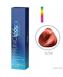 Corector color PRINCESS ESSEX, 0/55 Roşu, 60 ml