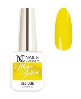 Oje semipermanenta Mega Yellow Nail Talk Gelique Nails Company, 6 ml