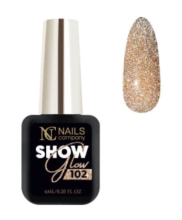 Oja semipermanenta reflectorizant Gelique Glow Show 102 Nails Company, 6 ml