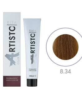 Перманентная краска для волос Elea Professional Artisto Color, 8.34 Светло-русый золотисто-медный, 100 мл