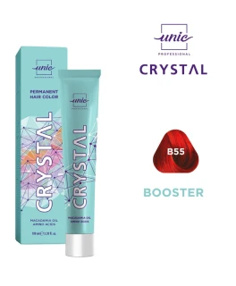 Крем-краска для волос Booster Crystal Unic Professional, Красный B55, 100 мл
