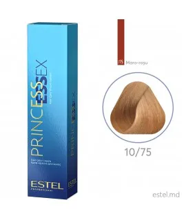 Vopsea cremă permanentă pentru păr PRINCESS ESSEX,10/75 Blond deschis maroniuniu-roşu, 60 ml