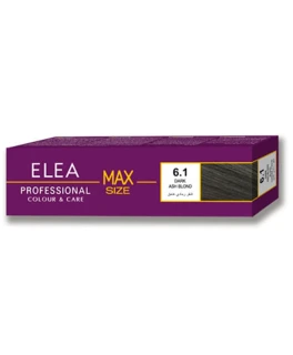 Перманентная крем-краска для волос ELEA Professional Colour & Care MAX SIZE, 6.1 - Тёмно-русый пепельный, 100 мл