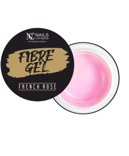 Gel UV/Led cu fibra de sticla Fibre Gel French Rose Nails Company, 50 g