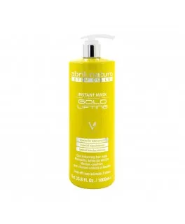 Masca cu celule stem pentru par cret sau ondulat Abril et Nature Gold Lifting, 1000 ml