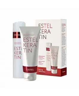 Set pentru păr Magia Keratinei (Șampon cu keratină 250ml, Mască cu keratină 250ml)