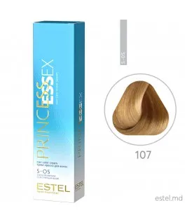 Vopsea cremă permanentă pentru păr PRINCESS ESSEX, S-OS 107 Super-blond maroniu, 60 ml