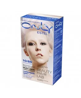 Vopsea-îngrijire pentru păr permanentă Only, 10/65 Blond deschis roșu-purpuriu, 100 ml