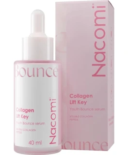 Ser cu peptide pentru fermitatea tenului matur Collagen Lift Key Nacomi, 40 ml