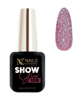 Oja semipermanenta reflectorizant Gelique Glow Show 108 Nails Company, 6 ml