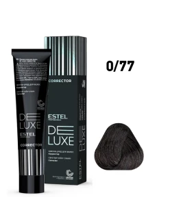 Цветной корректор DE LUXE, 0/77 Коричневый, 60 мл
