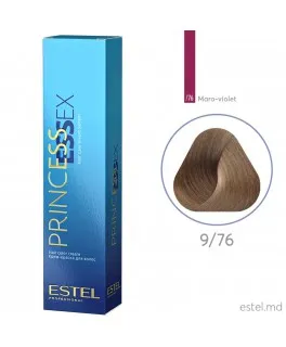 Vopsea cremă permanentă pentru păr PRINCESS ESSEX, 9/76 Blond maroniu-violet, 60 ml